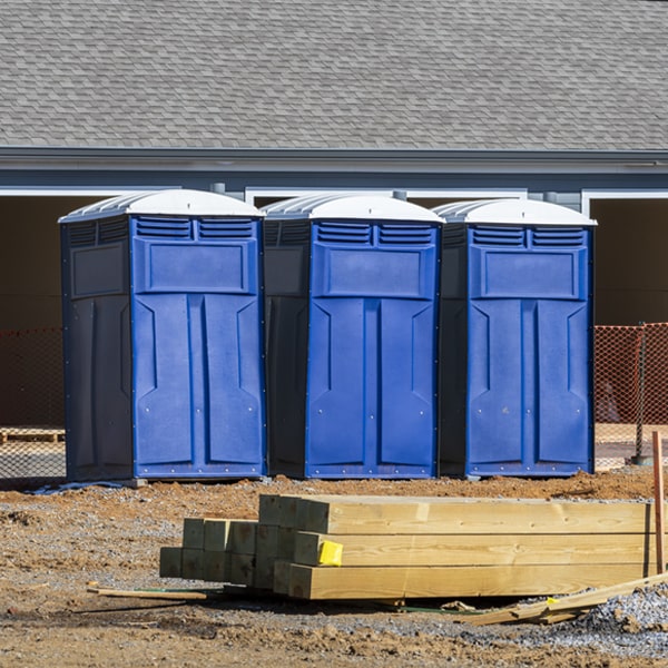 what is the expected delivery and pickup timeframe for the portable toilets in Van Nuys CA